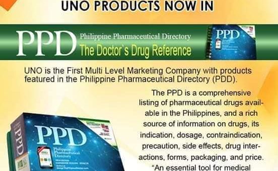 OUR PRODUCTS ARE LISTED IN PHILIPPINE PHARMACEUTICAL DIRECTORY