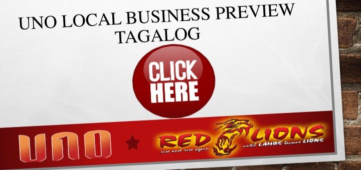 UNO LOCAL BUSINESS PREVIEW TAGALOG